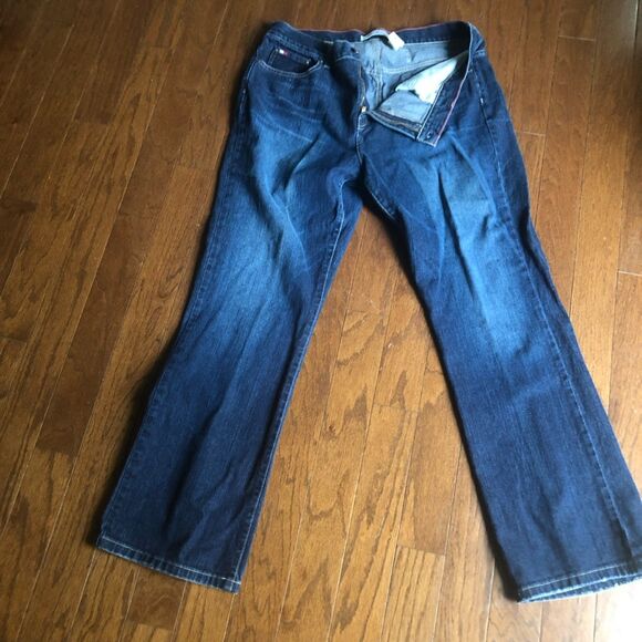 Vintage Early 2000s Y2K Tommy Hilfiger Women's High Rise‎ Jeans Size 16 - Picture 1 of 7